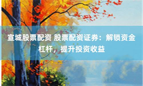 宣城股票配资 股票配资证券：解锁资金杠杆，提升投资收益